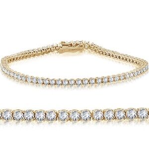 18k Gold Tennis Bracelet